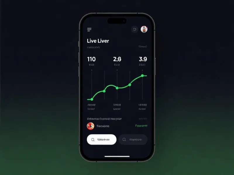 移动端实时比分界面示意